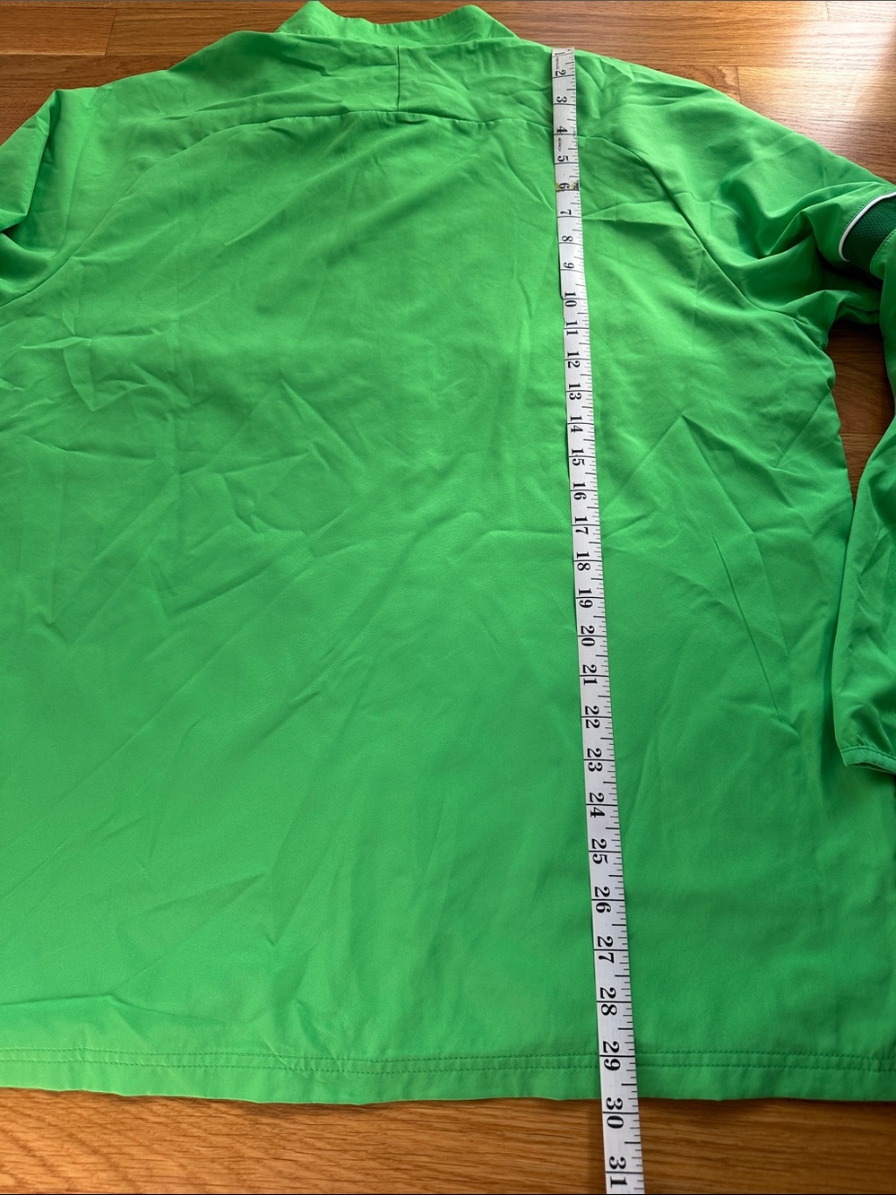 Nike Men’s Full-Zip Windbreaker Jacket Green NWT Size XL running - Picture 8 of 9